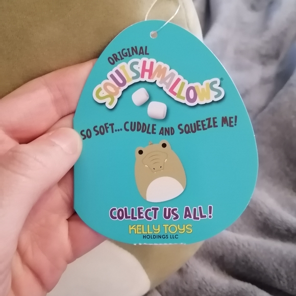 11" Sage green Ham the Gator squishmallow plush - Picture 3 of 5